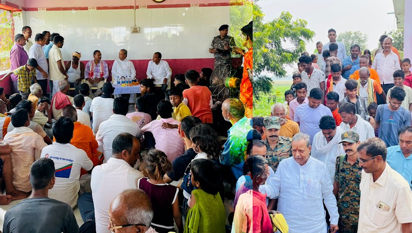 बड़हरा राजग प्रत्याशी राघवेन्द्र प्रताप सिंह ने किया आरा प्रखंड के विभिन्न गांवों का दौरा, जनता में एनडीए के प्रति उत्साह की लहर