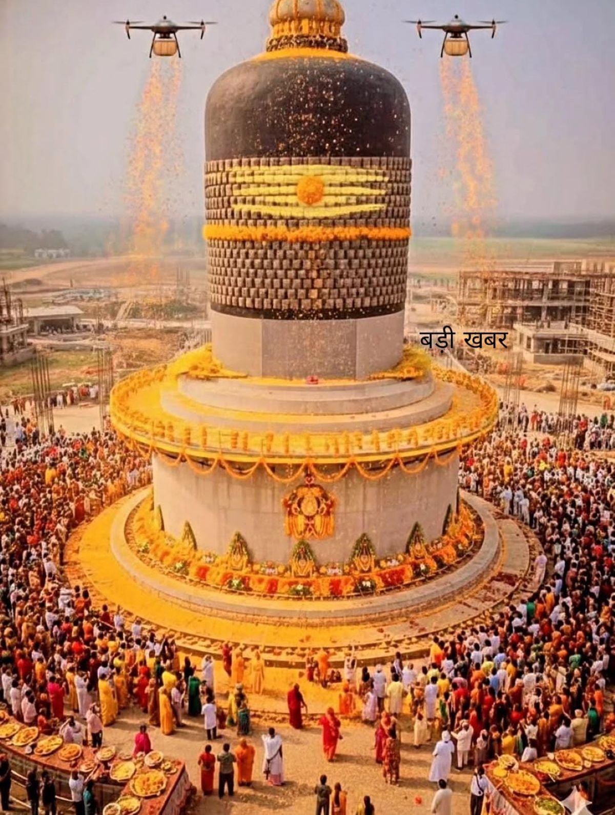 बिहार में स्थापित हुआ विश्व का सबसे ऊंचा शिवलिंग, ऊंचाई 33 फीट, वजन 210 मीट्रिक टन